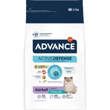 Advance Cat Sterilized Hairball with Turkey ІНДИЧКА корм для стерилізованих котів 1.5 кг (921864)